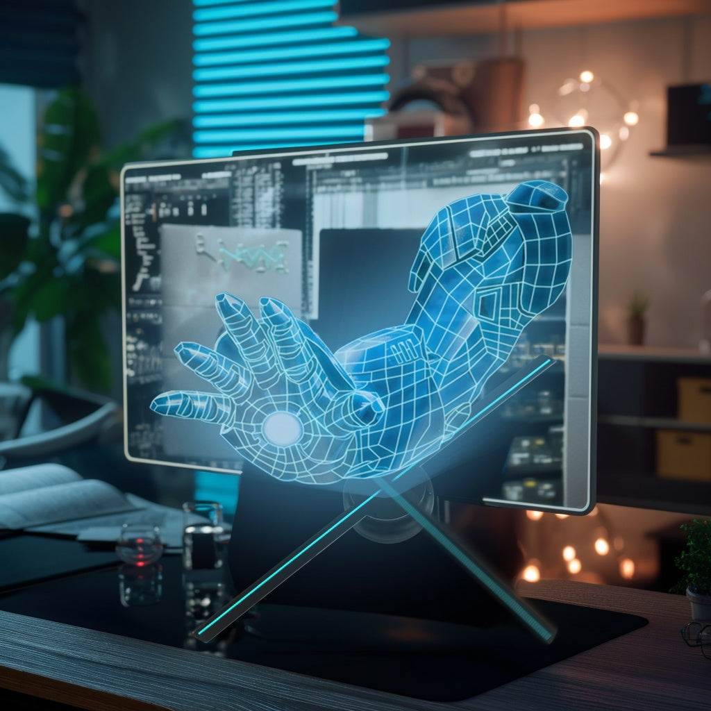 Projektor 3D z hologramem